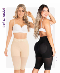 Short corto con talle extra alto Short shorts with extra high